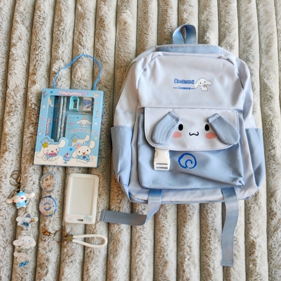 Sanrio Cinnamoroll Bookbag Blue Backpack - Picture 1 of 7